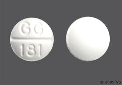 White Round Gg 181 - Methazolamide 50mg Tablet