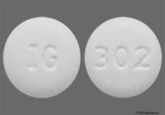 White Round Ig And 302 - Alfuzosin 10mg Extended-Release Tablet