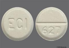 White Round Eci And 627 - Phenobarbital 64.8mg Tablet