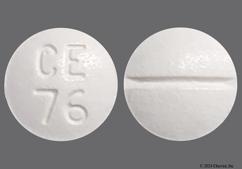 White Round Ce 76 - Allopurinol 100mg Tablet