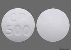 White Round Cp 500 - Chloroquine Phosphate 500mg Tablet