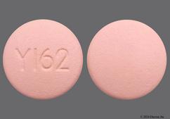 Pink Round Y162 - Felodipine 5mg Extended-Release Tablet