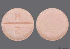 Peach Round H 2 - Hydrochlorothiazide 25mg Tablet