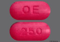 Red Oval 250 And Oe - Azithromycin 250mg Tablet