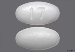 White Oval 17 - Pantoprazole Sodium 40mg Delayed-Release Tablet