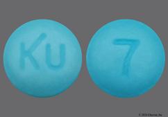 Blue Round Ku And 7 - Rabeprazole Sodium 20mg Delayed-Release Tablet