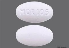 White Oval Mcr 105 - Metronidazole 500mg Tablet