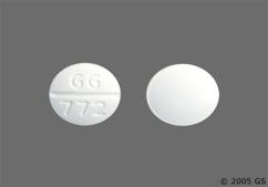 White Round Gg 772 - Glipizide 10mg Tablet