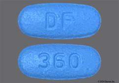 Blue Oval 360 And Df - Deferasirox 360mg Tablet