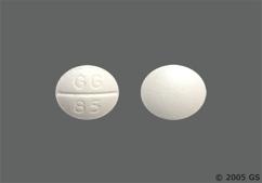 White Round Gg 85 - Spironolactone 25mg Tablet
