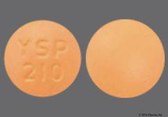 Orange Round Ysp 210 - Felodipine 5mg Extended-Release Tablet