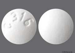 White Round C316 - Exemestane 25mg Tablet