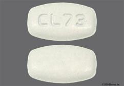 Blue Modified Rectangle Cl 73 - Aripiprazole 5mg Tablet
