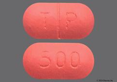 Pink Oblong 500 And T P - Tinidazole 500mg Tablet