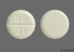 White Round Gg 21 - Furosemide 20mg Tablet