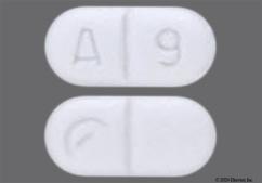 White Oblong A9 And Logo - Metoprolol Succinate 25mg Extended-Release Tablet