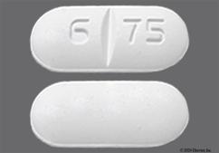 White Oblong 6 75 - Sucralfate 1g Tablet