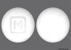 White Round M - Diphenoxylate Hydrochloride / Atropine Sulfate 2.5mg-0.025mg Tablet