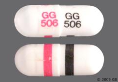 White Gg 506 Gg 506 - Oxazepam 15mg Capsule