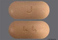 Pink Oblong J And 44 - Fexofenadine Hydrochloride 180mg Tablet