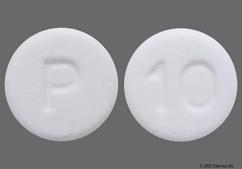 White Round P And 10 - Loratadine 10mg Tablet