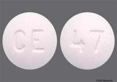 White Round 47 And Ce - Diltiazem Hydrochloride 30mg Tablet