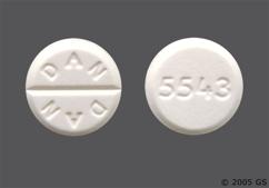 White Round 5543 And Dan Dan - Allopurinol 100mg Tablet