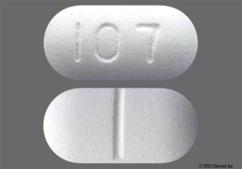 White Oblong L 07 - Amoxicillin / Clavulanate Potassium 875mg-125mg Tablet