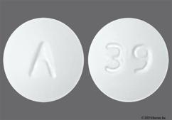 White Round A And 39 - Ketorolac Tromethamine 10mg Tablet