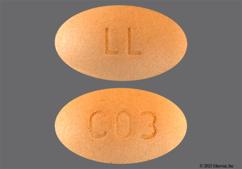 Tan Oval Ll And Co3 - Simvastatin 20mg Tablet