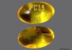 Yellow Oval Pc15 - Benzonatate 200mg Liquid Filled Capsule
