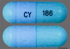 Blue Cy 186 - Doxycycline Hyclate 100mg Capsule