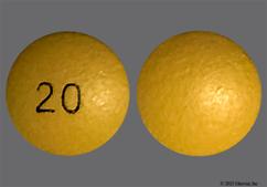 Yellow Round 20 - Rabeprazole Sodium 20mg Delayed-Release Tablet