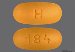 Brown Oval H And 184 - Valsartan 160mg Tablet