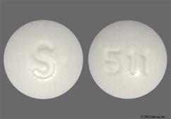 White Round 511 And S - Telmisartan 20mg Tablet