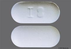 White Oblong I8 - Ibuprofen 800mg Tablet