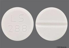 White Round Ls 288 - Baclofen 10mg Tablet