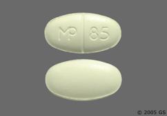 White Oval Mp 85 - Sulfamethoxazole / Trimethoprim 800mg-160mg Tablet