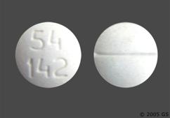 White Round 54 142 - Methadone Hydrochloride 10mg Tablet