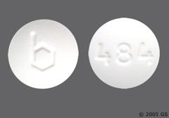 White Round 484 And B - Leucovorin Calcium 5mg Tablet
