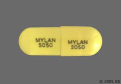 Yellow Mylan 5050 Mylan 5050 - Temazepam 30mg Capsule