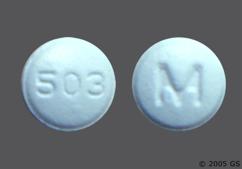 Blue Round 503 And M - Bisoprolol Fumarate / Hydrochlorothiazide 5mg-6.25mg Tablet