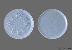 Blue Round Watson 861 - Lisinopril / Hydrochlorothiazide 20mg-12.5mg Tablet