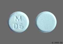 Blue Round M D6 - Dicyclomine Hydrochloride 20mg Tablet