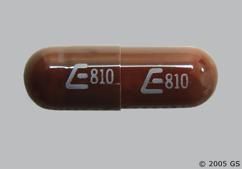 Brown E810 E810 - Doxycycline Monohydrate 100mg Capsule