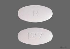 White Oval 127 And R - Ciprofloxacin Hydrochloride 500mg Tablet