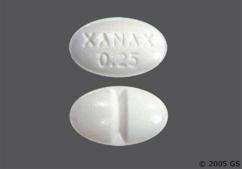 WHITE XANAX PILL MG