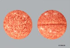 Pink Round E 342 - Fosinopril Sodium / Hydrochlorothiazide 20mg-12.5mg Tablet