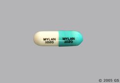Green And White Mylan 1020 Mylan 1020 - Nicardipine Hydrochloride 20mg Capsule