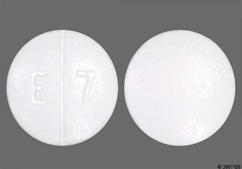 White Round E 7 - Ethambutol Hydrochloride 400mg Tablet